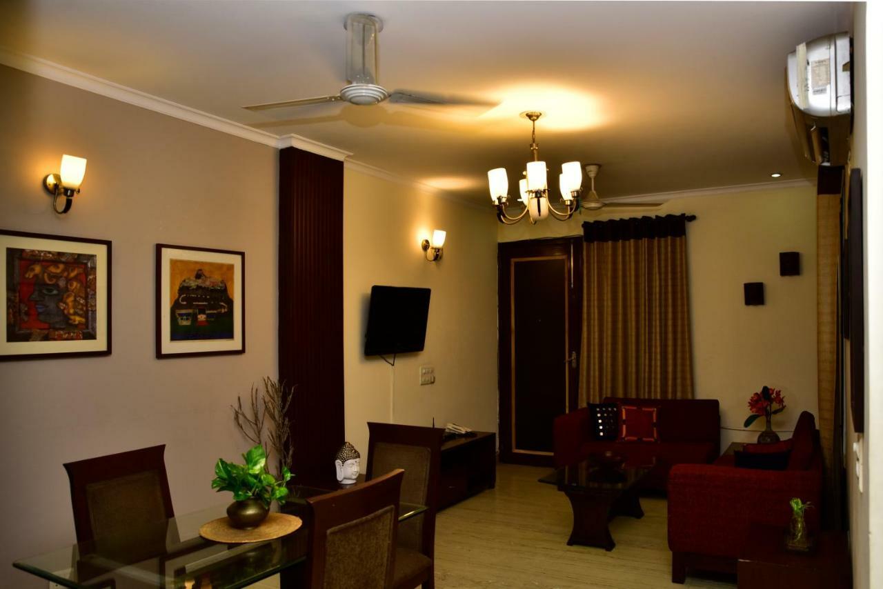 2Bhk Comfortable Furnished Serviced Apartments In Hauz Khas - Woodpecker Apartments New Delhi Eksteriør bilde
