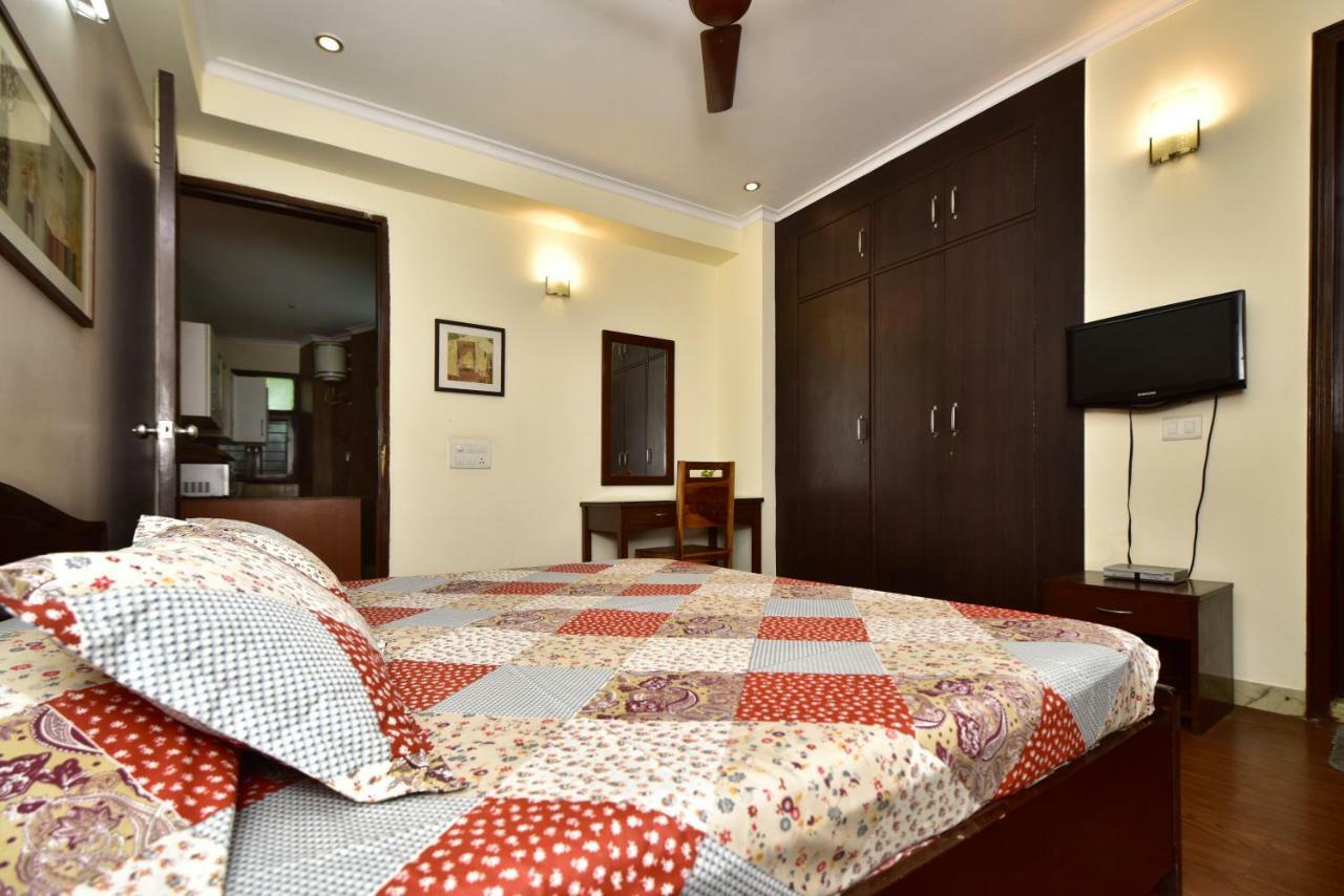 2Bhk Comfortable Furnished Serviced Apartments In Hauz Khas - Woodpecker Apartments New Delhi Eksteriør bilde
